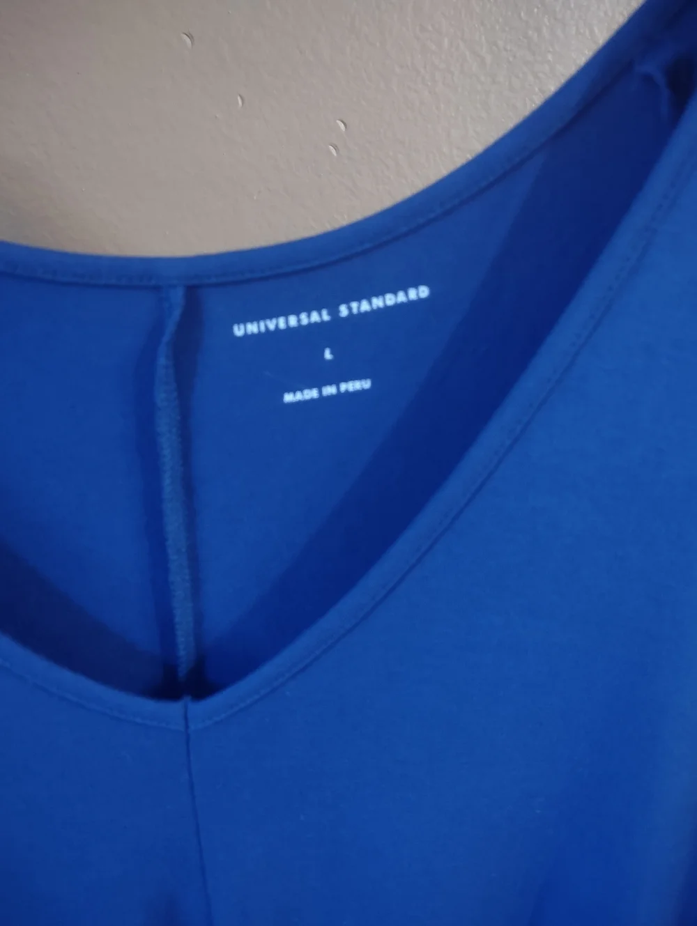 Universal Standard Royal Blue V-Neck  High Low Maxi Dress - Picture 3 of 7